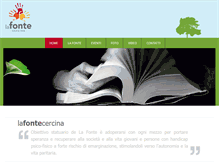 Tablet Screenshot of lafontecercina.org